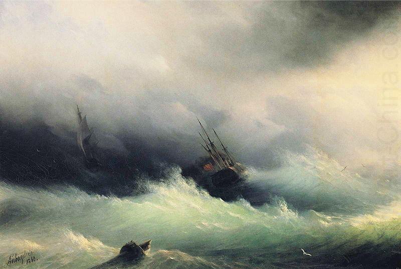 Ivan Aivazovsky Ships in a Storm china oil painting image